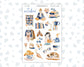 Kit 0299 - Clipart - For Planners | Notebooks | Journals - October - Book Nook