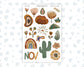 Kit 0243 - Clipart - For Planners | Notebooks | Journals - November - Boho Autumn
