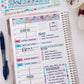 Kit 0154 7x9 Daily Duo - Unicorn Magic - March- Spring- Planner