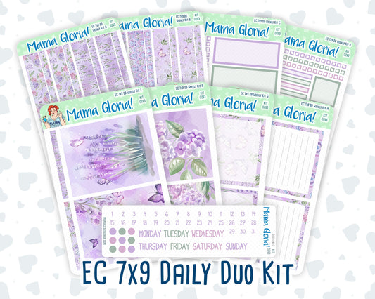Kit 0263 - 7x9 - Daily Duo - Weekly Kit - April - Lavender Drift
