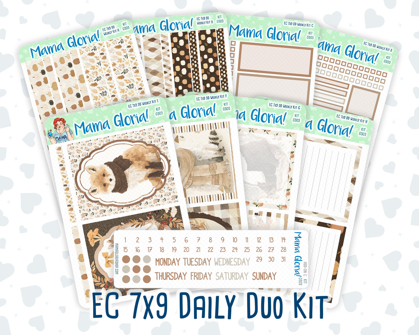 Kit 0303 - 7x9 - Daily Duo - Weekly Kit - November - Into The Woods