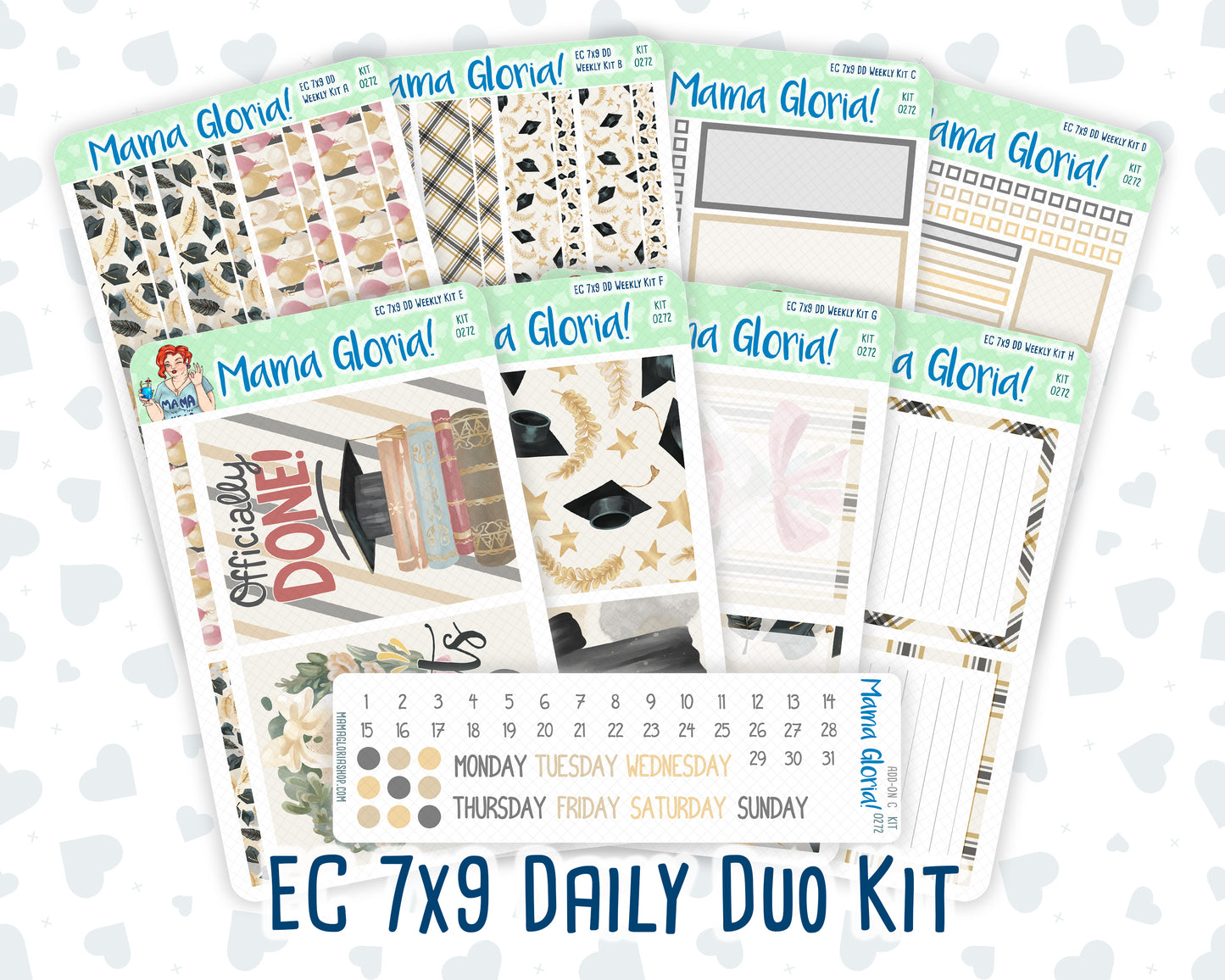 Kit 0272 - 7x9 - Daily Duo - Weekly Kit - May - Graduation