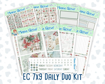 Kit 0245 - 7x9 - Daily Duo - Weekly Kit - December - Vintage Christmas