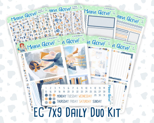 Kit 0299 - 7x9 - Daily Duo - Weekly Kit - October - Book Nook