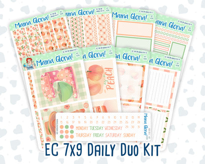 Kit 0228 - 7x9 - Daily Duo - Weekly Kit - August - Just Peachy