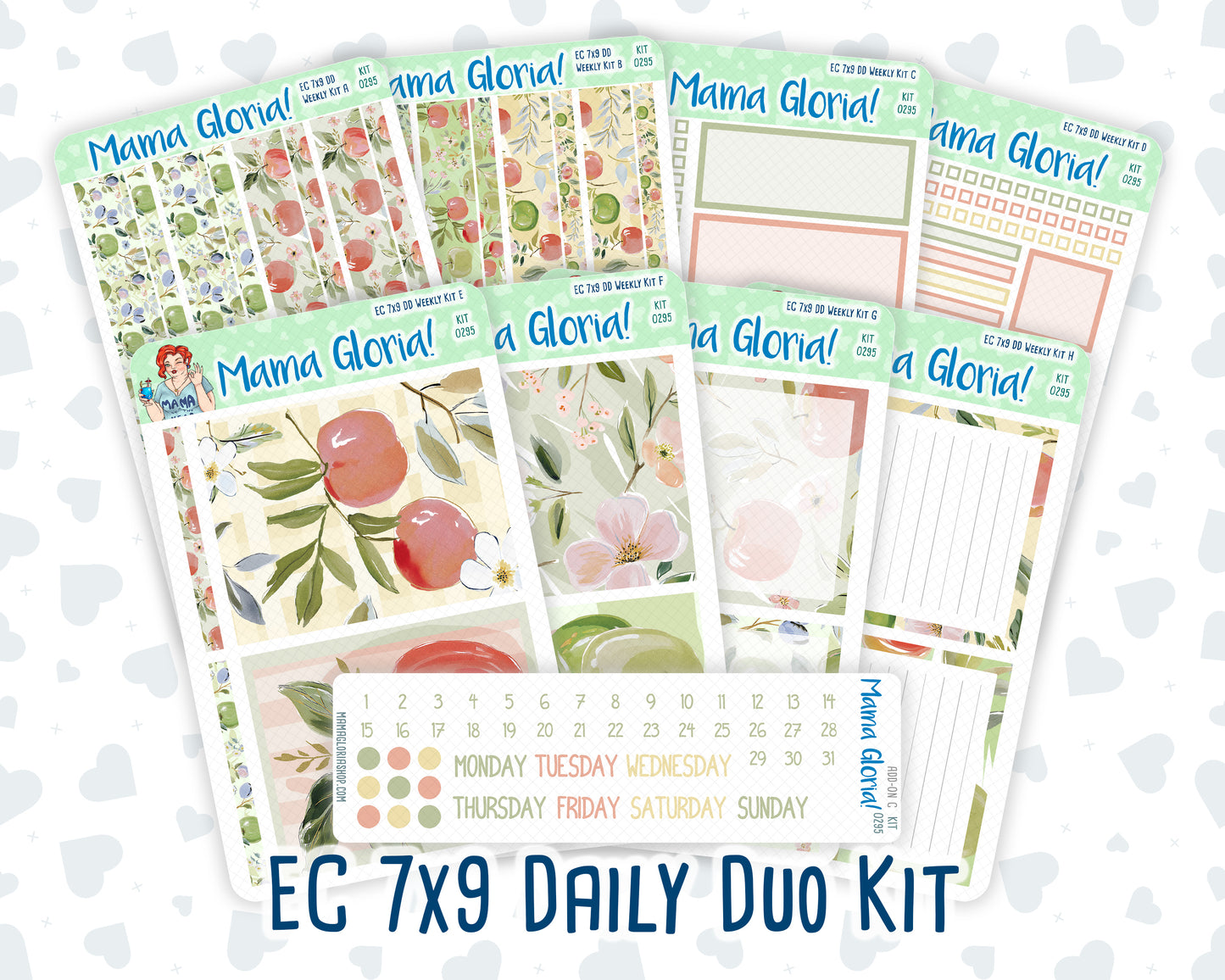 Kit 0295 - 7x9 - Daily Duo - Weekly Kit - September - Apple Harvest