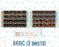 Kit 0238 - 7x9 - Daily Duo - Weekly Kit - October - Starry Autumn Nights