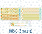 Kit 0229 - 7x9 - Daily Duo - Weekly Kit - August - Golden Faces