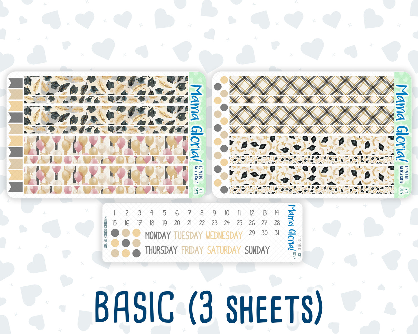 Kit 0272 - 7x9 - Daily Duo - Weekly Kit - May - Graduation