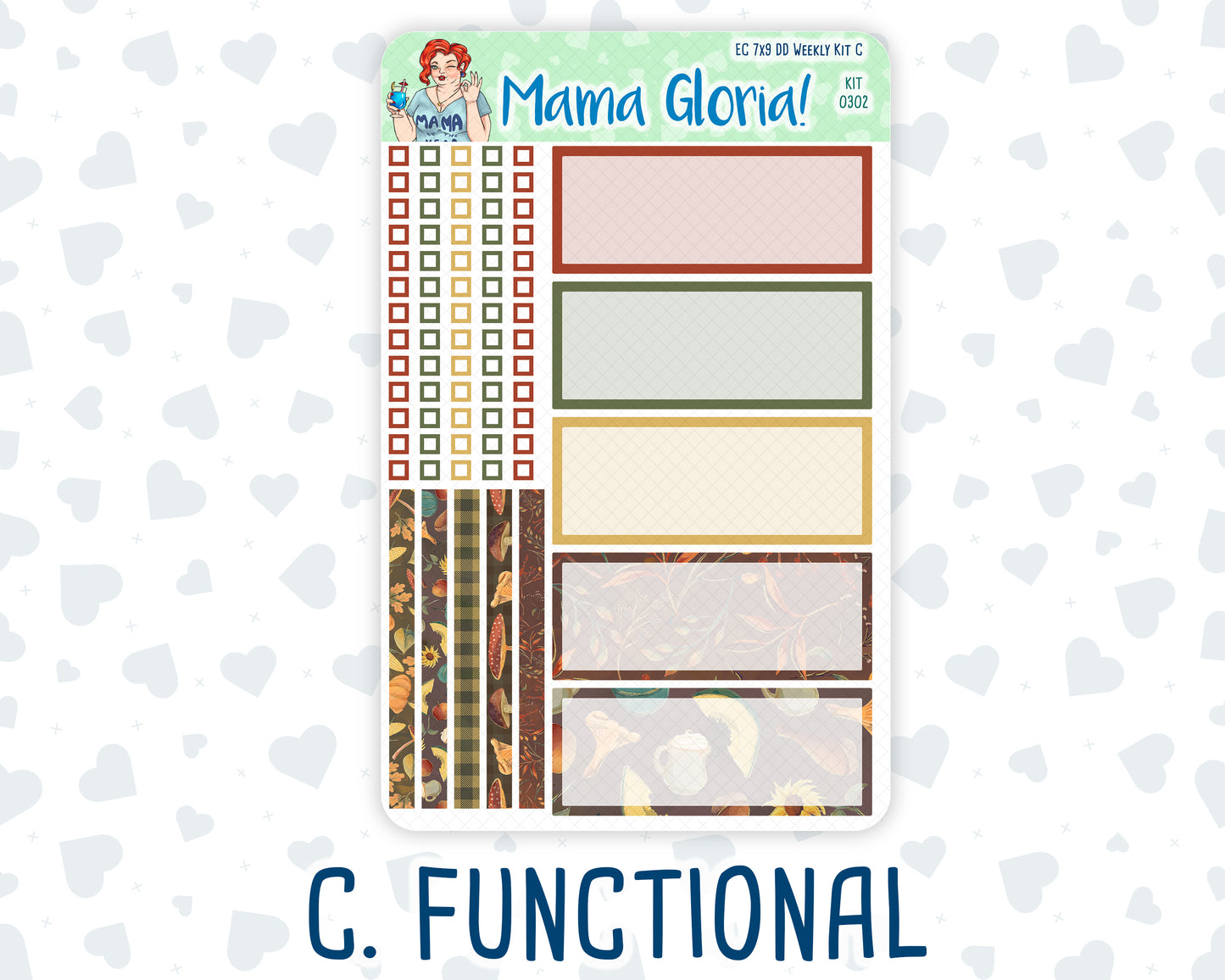 Kit 0302 - 7x9 - Daily Duo - Weekly Kit - November - Thankful Season