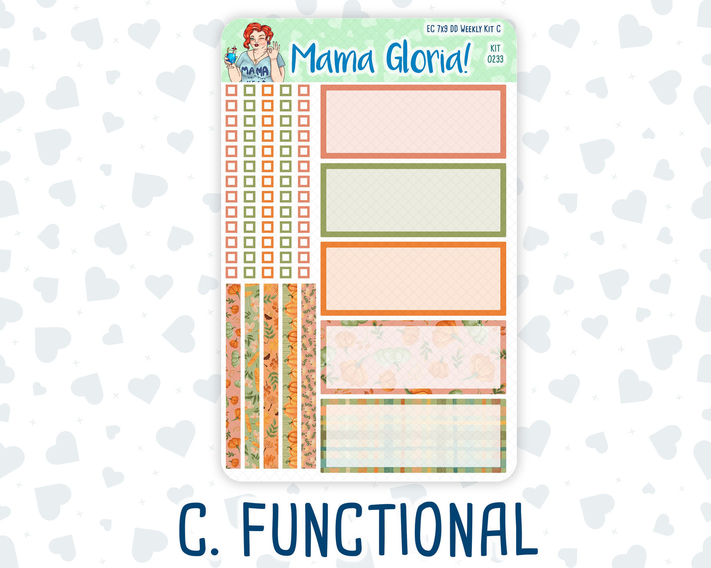 Kit 0233 - 7x9 - Daily Duo - Weekly Kit - September - Cinnamon Days