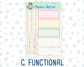 Kit 0260 - 7x9 - Daily Duo - Weekly Kit - April  - Pastel Egg Hunt