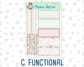 Kit 0244 - 7x9 - Daily Duo - Weekly Kit - December - Santas Village
