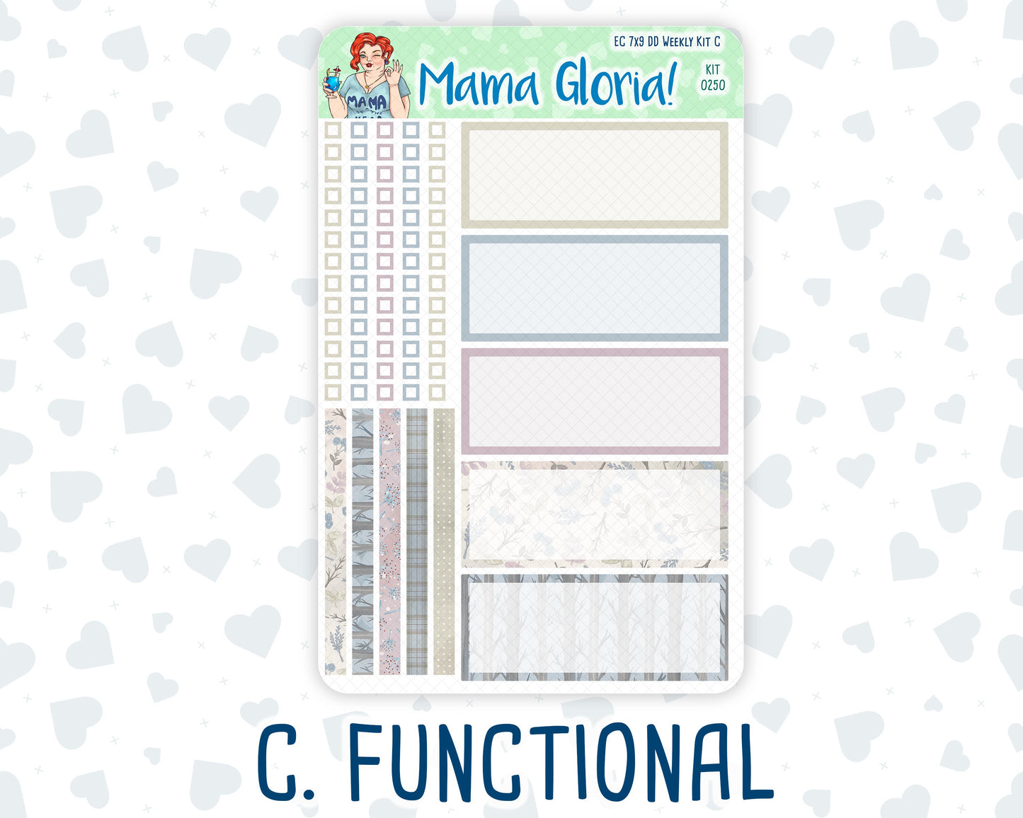 Kit 0250 - 7x9 - Daily Duo - Weekly Kit - Quiet January