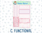 Kit 0253 - 7x9 - Daily Duo - Weekly Kit - February - Rosy Daydreams