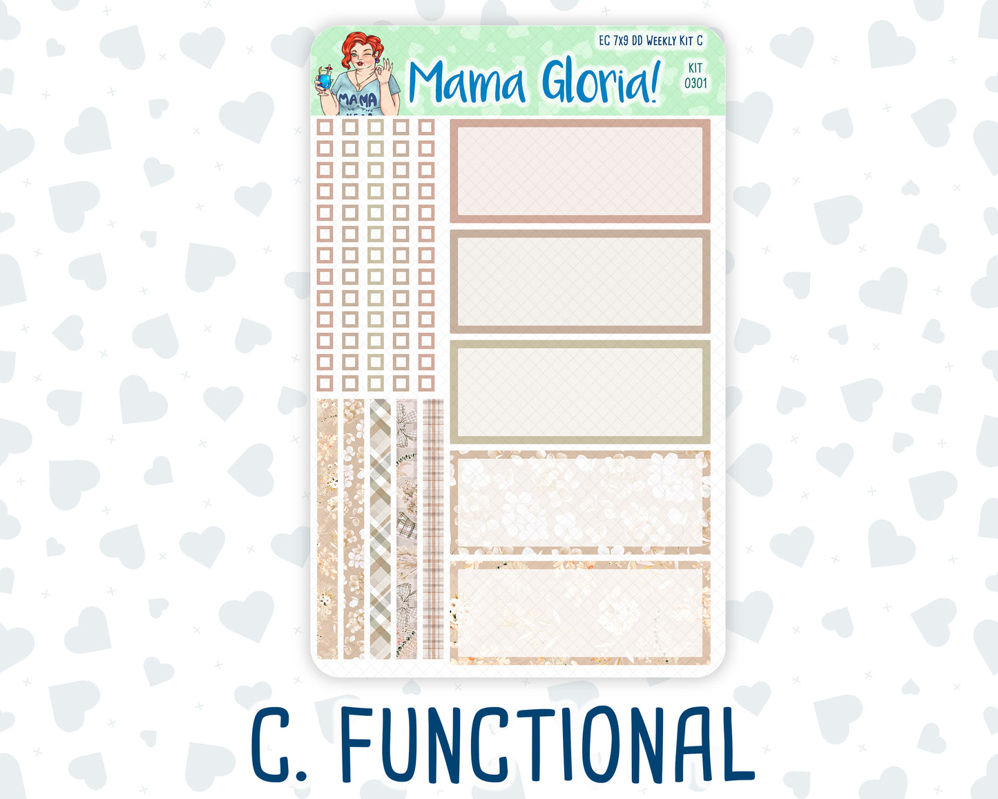 Kit 0301 - 7x9 - Daily Duo - Weekly Kit - November - Sunday Comfort