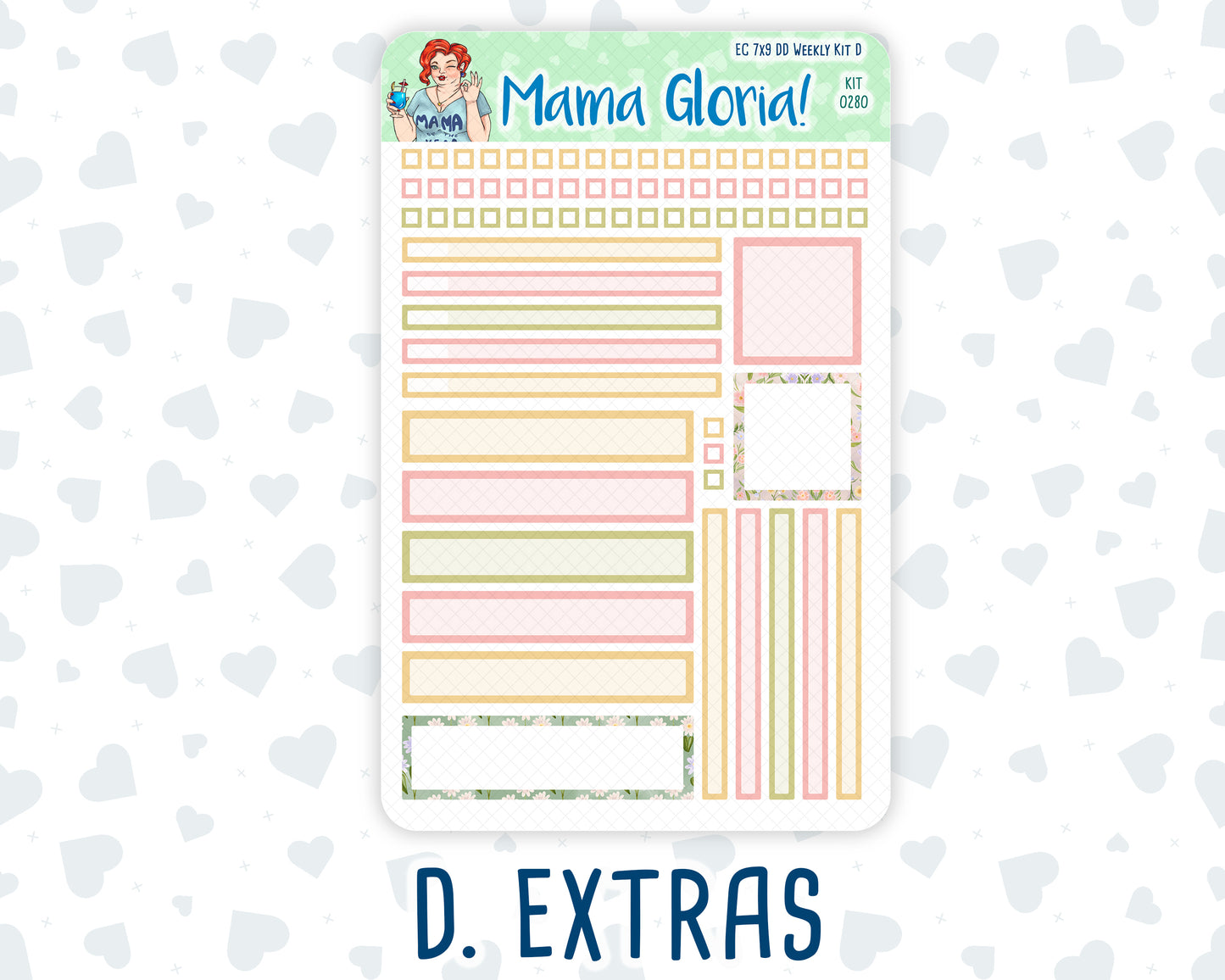 Kit 0280 - 7x9 - Daily Duo - Weekly Kit - Half Past Six In August