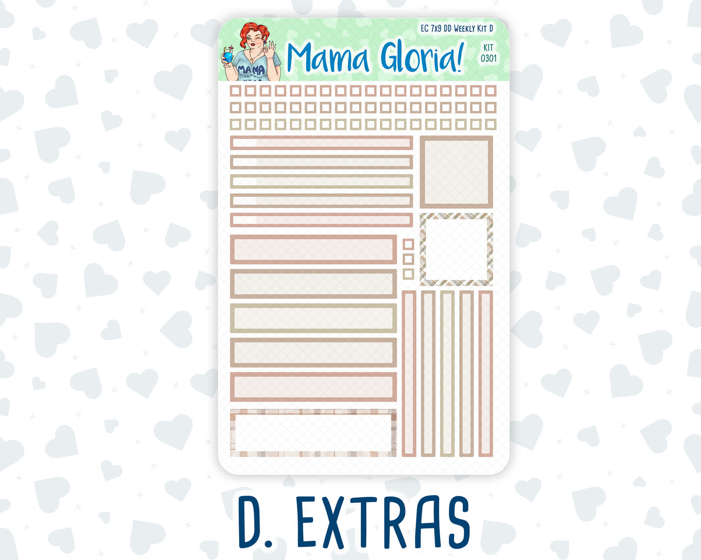 Kit 0301 - 7x9 - Daily Duo - Weekly Kit - November - Sunday Comfort