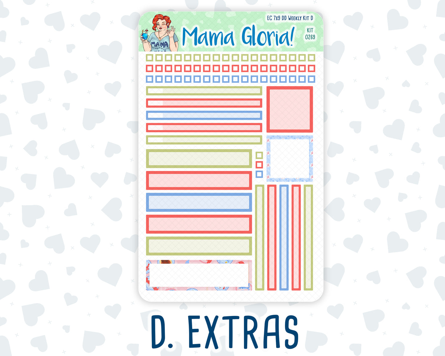 Kit 0269 - 7x9 - Daily Duo - Weekly Kit - June - Dolce Mare