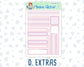 Kit 0253 - 7x9 - Daily Duo - Weekly Kit - February - Rosy Daydreams