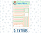 Kit 0228 - 7x9 - Daily Duo - Weekly Kit - August - Just Peachy