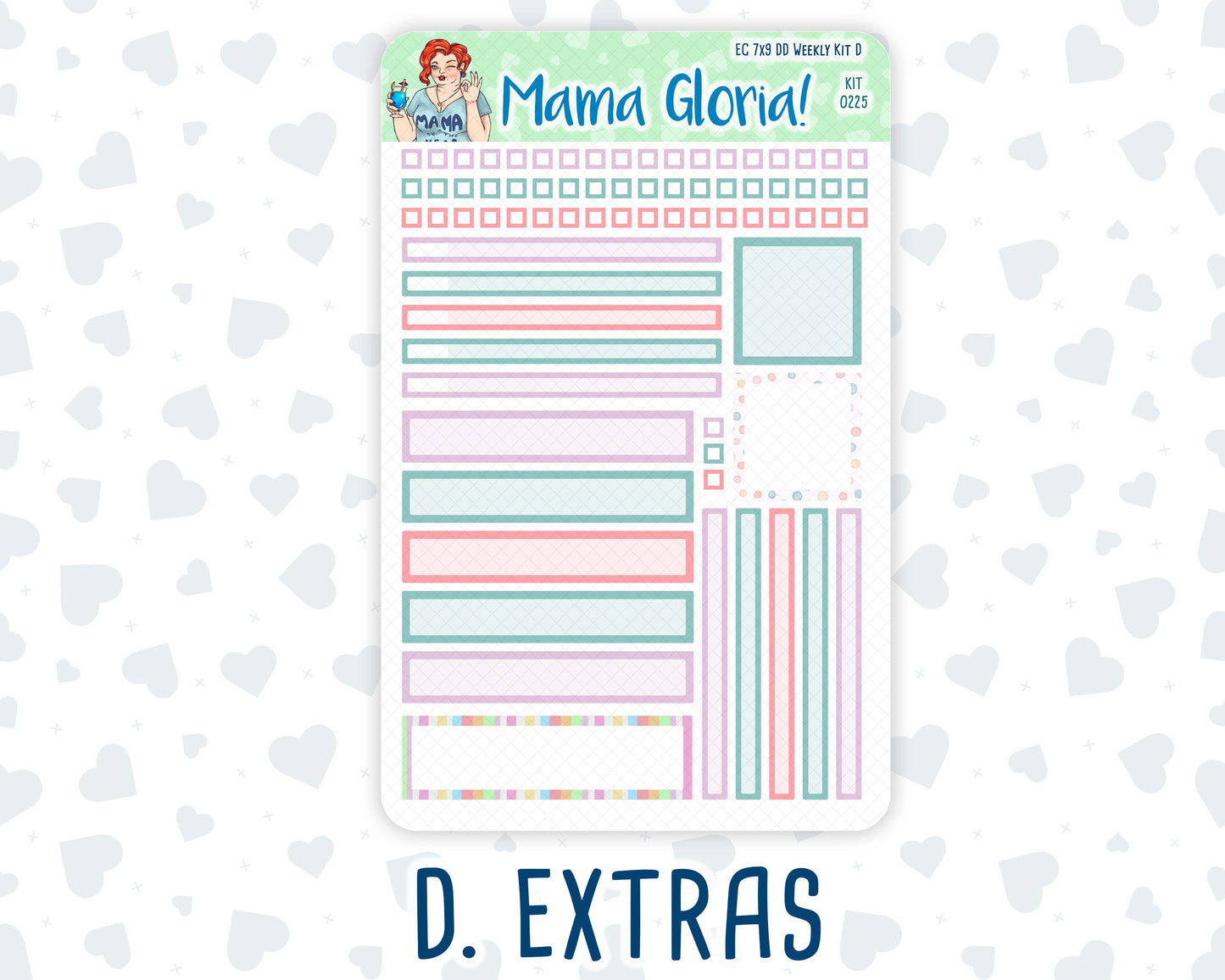 Kit 0225 - 7x9 - Daily Duo - Weekly Kit - July - Carnival Joy