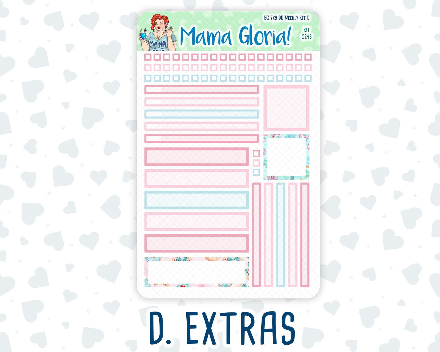 Kit 0246 - 7x9 - Daily Duo - Weekly Kit - December - Gingerbread Sweets
