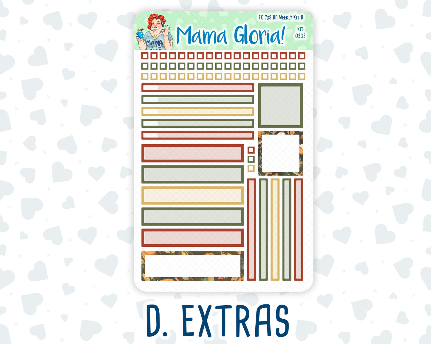 Kit 0302 - 7x9 - Daily Duo - Weekly Kit - November - Thankful Season