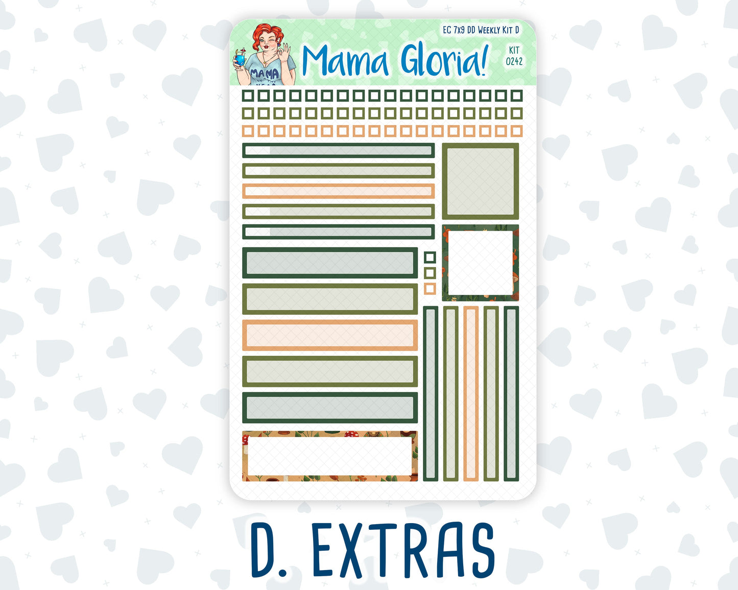 Kit 0242 - 7x9 - Daily Duo - Weekly Kit - November - Cottage Autumn