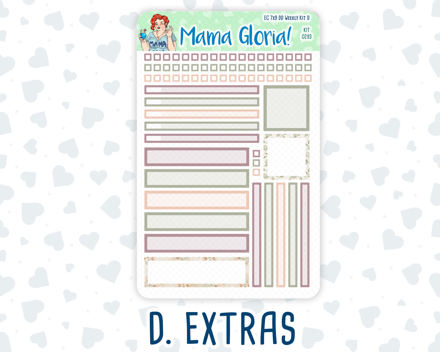 Kit 0293 - 7x9 - Daily Duo - Weekly Kit - September - Fleur de Provence