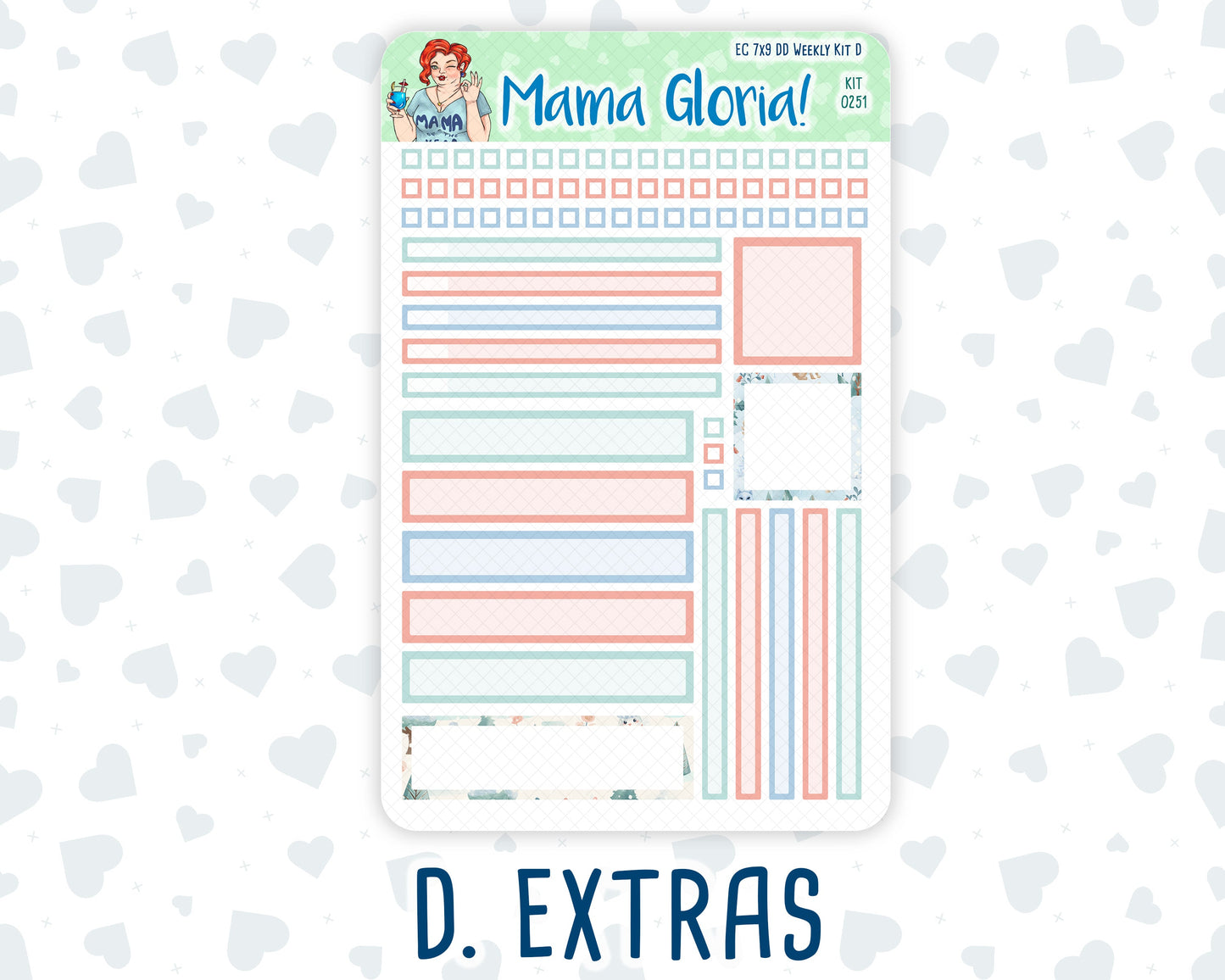 Kit 0251 - 7x9 - Daily Duo - Weekly Kit - January - Pine & Paws