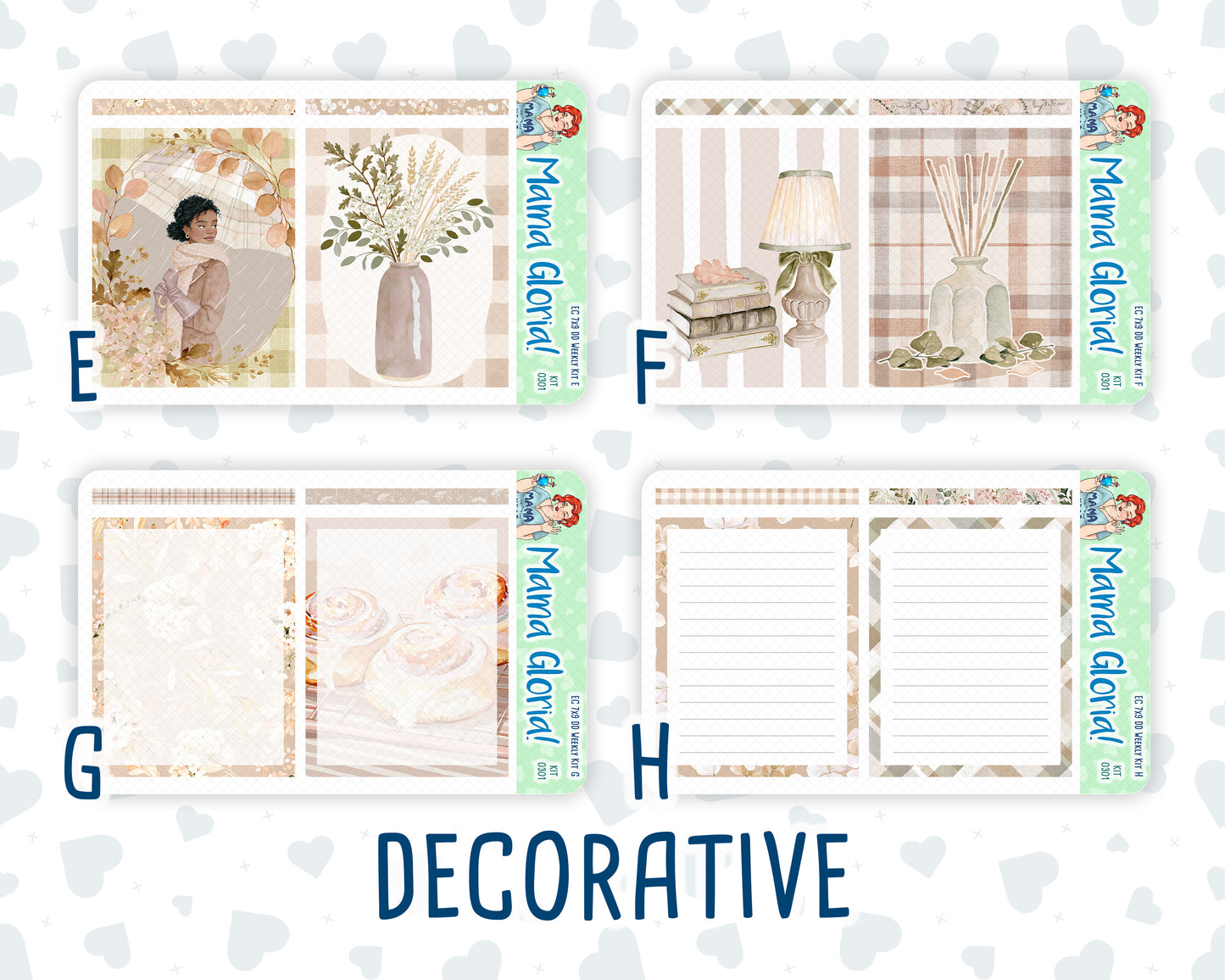 Kit 0301 - 7x9 - Daily Duo - Weekly Kit - November - Sunday Comfort