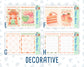 Kit 0228 - 7x9 - Daily Duo - Weekly Kit - August - Just Peachy