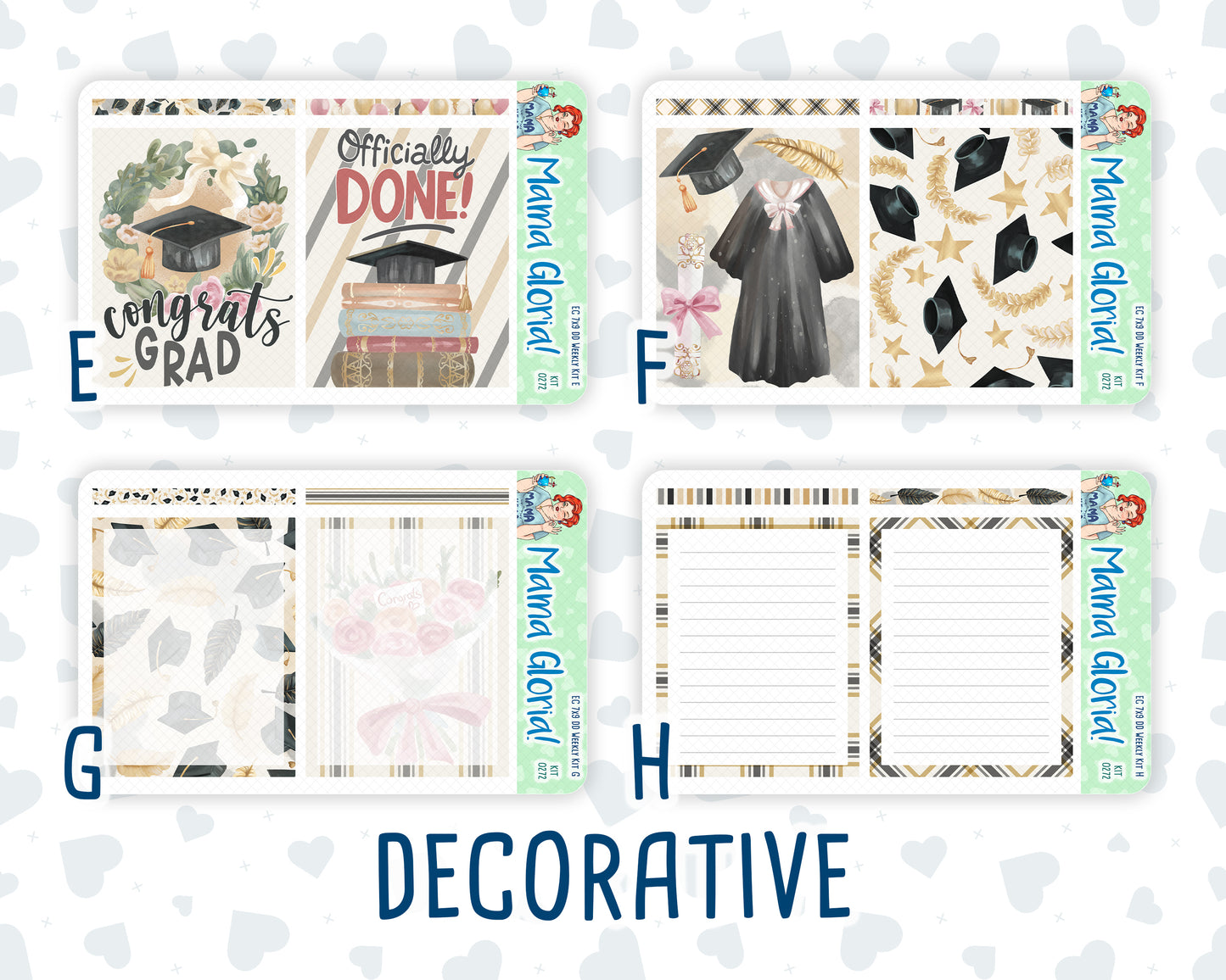 Kit 0272 - 7x9 - Daily Duo - Weekly Kit - May - Graduation