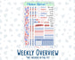 Kit 0273 - 7x9 - Daily Duo - Weekly Kit - July - Americana In Bloom