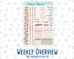 Kit 0308 - 7x9 - Daily Duo - Weekly Kit - December - Knit & Holly