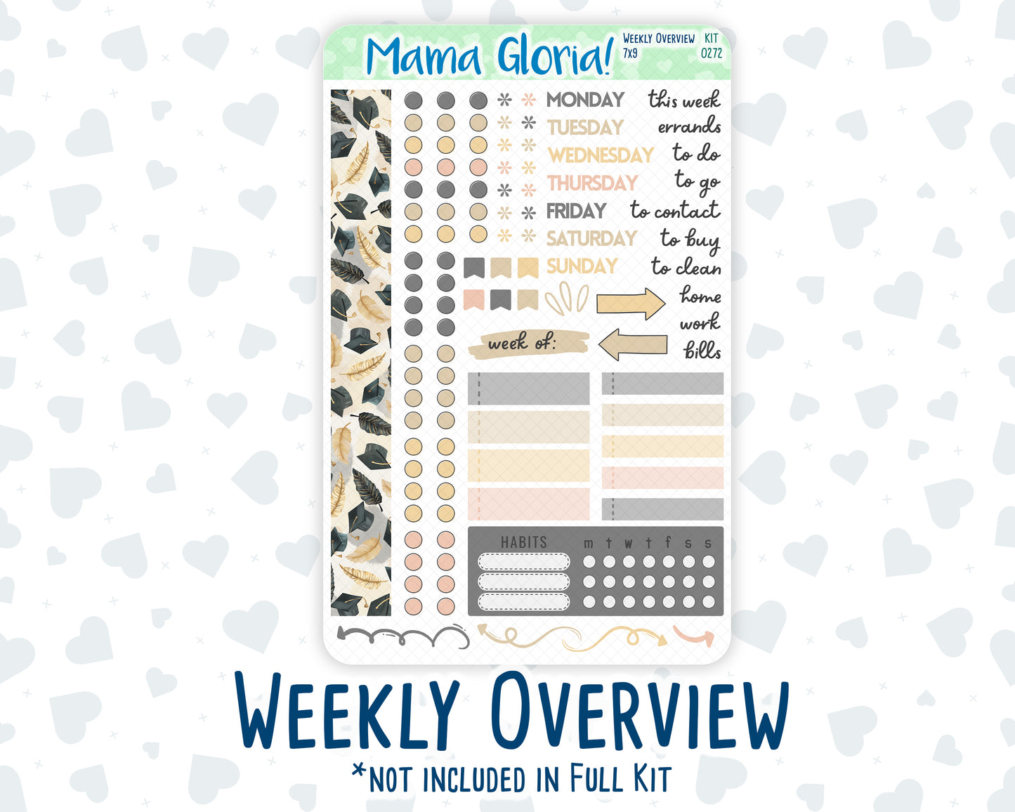 Kit 0272 - 7x9 - Daily Duo - Weekly Kit - May - Graduation
