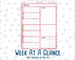 Kit 0253 - 7x9 - Daily Duo - Weekly Kit - February - Rosy Daydreams