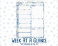 Kit 0249 - 7x9 - Daily Duo - Weekly Kit - January - Icy Lace