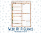 Kit 0243 - 7x9 - Daily Duo - Weekly Kit - November - Boho Autumn