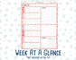 Kit 0254 - 7x9 - Daily Duo - Weekly Kit - February - Valentine Village
