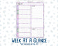 Kit 0263 - 7x9 - Daily Duo - Weekly Kit - April - Lavender Drift