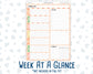 Kit 0228 - 7x9 - Daily Duo - Weekly Kit - August - Just Peachy