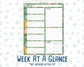 Kit 0226 - 7x9 - Daily Duo - Weekly Kit - July - Tropical Whimsy
