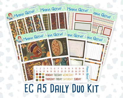 Kit 0302 - A5 - Daily Duo - Weekly Kit - November - Thankful Season