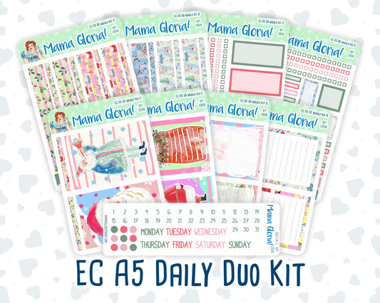 Kit 0306 - A5 - Daily Duo - Weekly Kit - December - Jolly Mischief