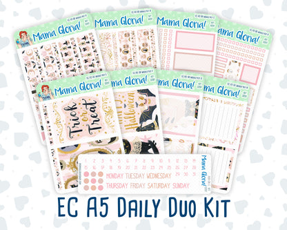 Kit 0297 - A5 - Daily Duo - Weekly Kit - October - Pink Spell
