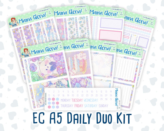 Kit 0252 - A5 - Daily Duo - Weekly Kit - February - Tokyo Candy Cloud