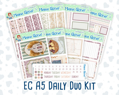 Kit 0293 - A5 - Daily Duo - Weekly Kit - September - Fleur de Provence
