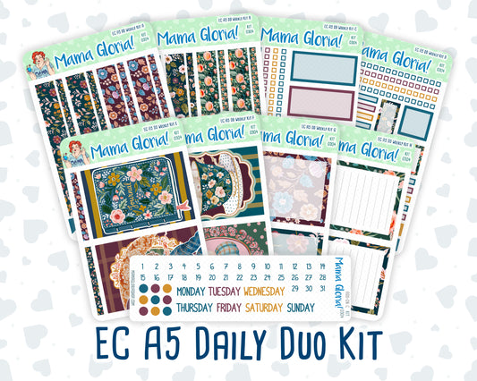 Kit 0304 - A5 - Daily Duo - Weekly Kit - November - Autumn In Bloom